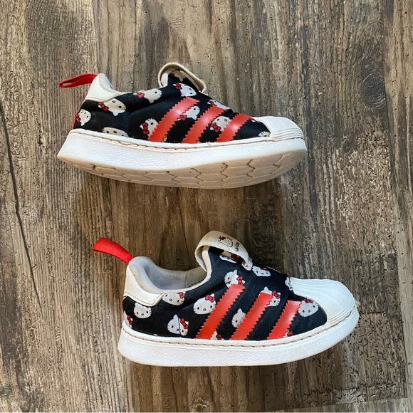 Adidas Hello Kitty Superstar 360 Shoes-Toddler (GY9214) SST360I 7K - Picture 6 of 11